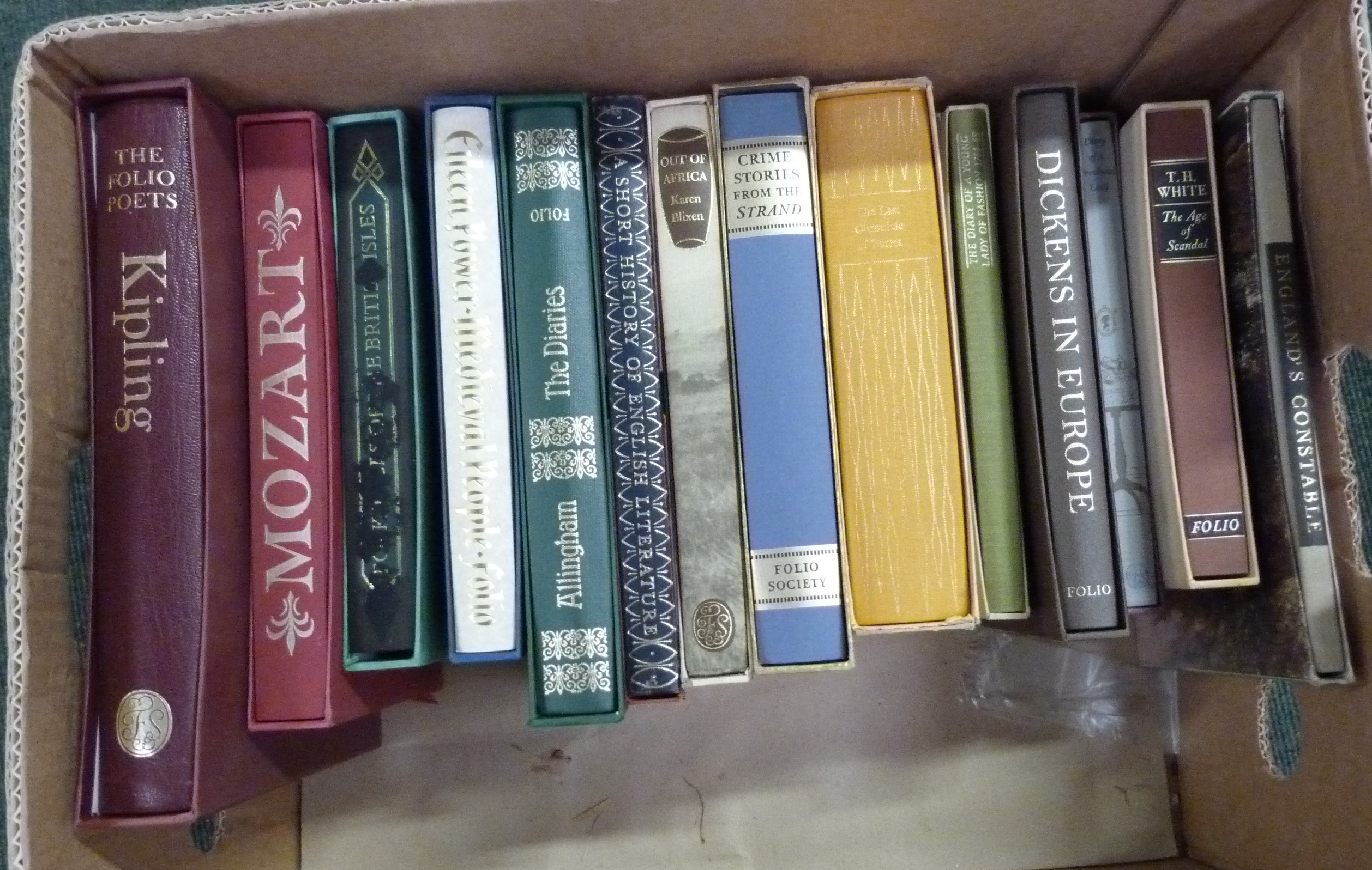 FOLIO SOCIETY.  14 vols. in slip cases.