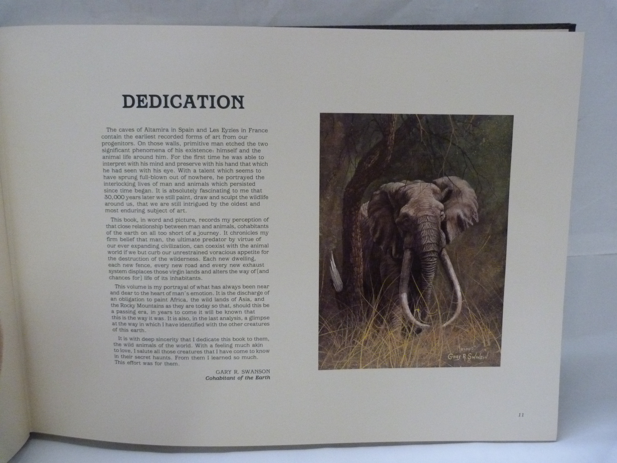 SWANSON GARY R.  World of Wildlife Paintings. Ltd. ed. 220 of 500 remarque & signed copies (1,245 in - Image 4 of 4