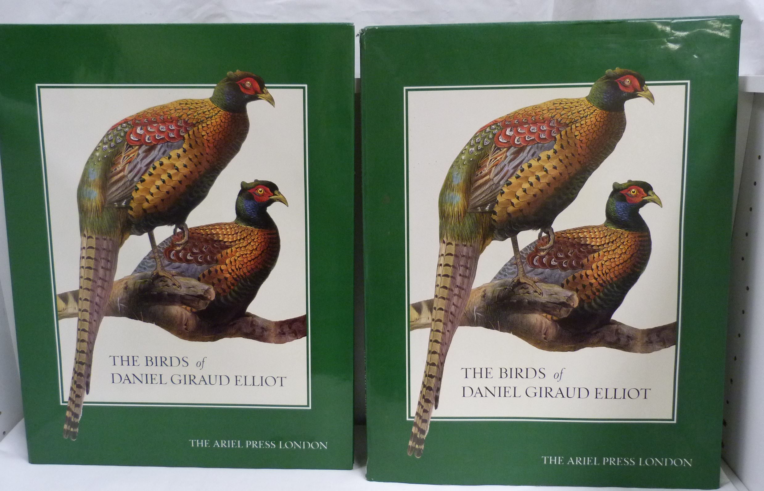 ARIEL PRESS.  The Birds of Daniel Giraud Elliot. Ltd. ed. 1,000. Good col. plates. Folio. Orig.