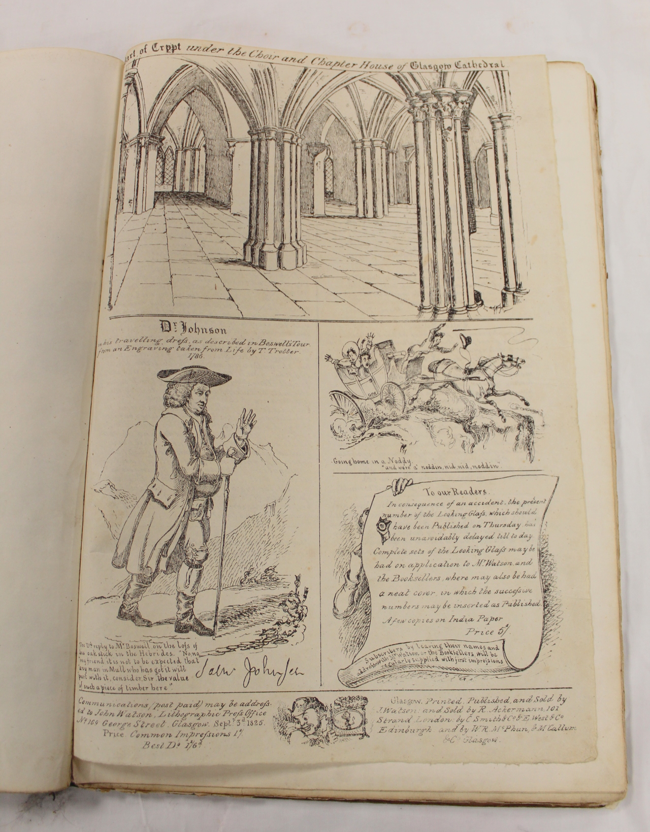 THE GLASGOW LOOKING GLASS LATER THE NORTHERN LOOKING GLASS.  Vol. 1, nos. 1 to 16. The earlier - Image 20 of 28