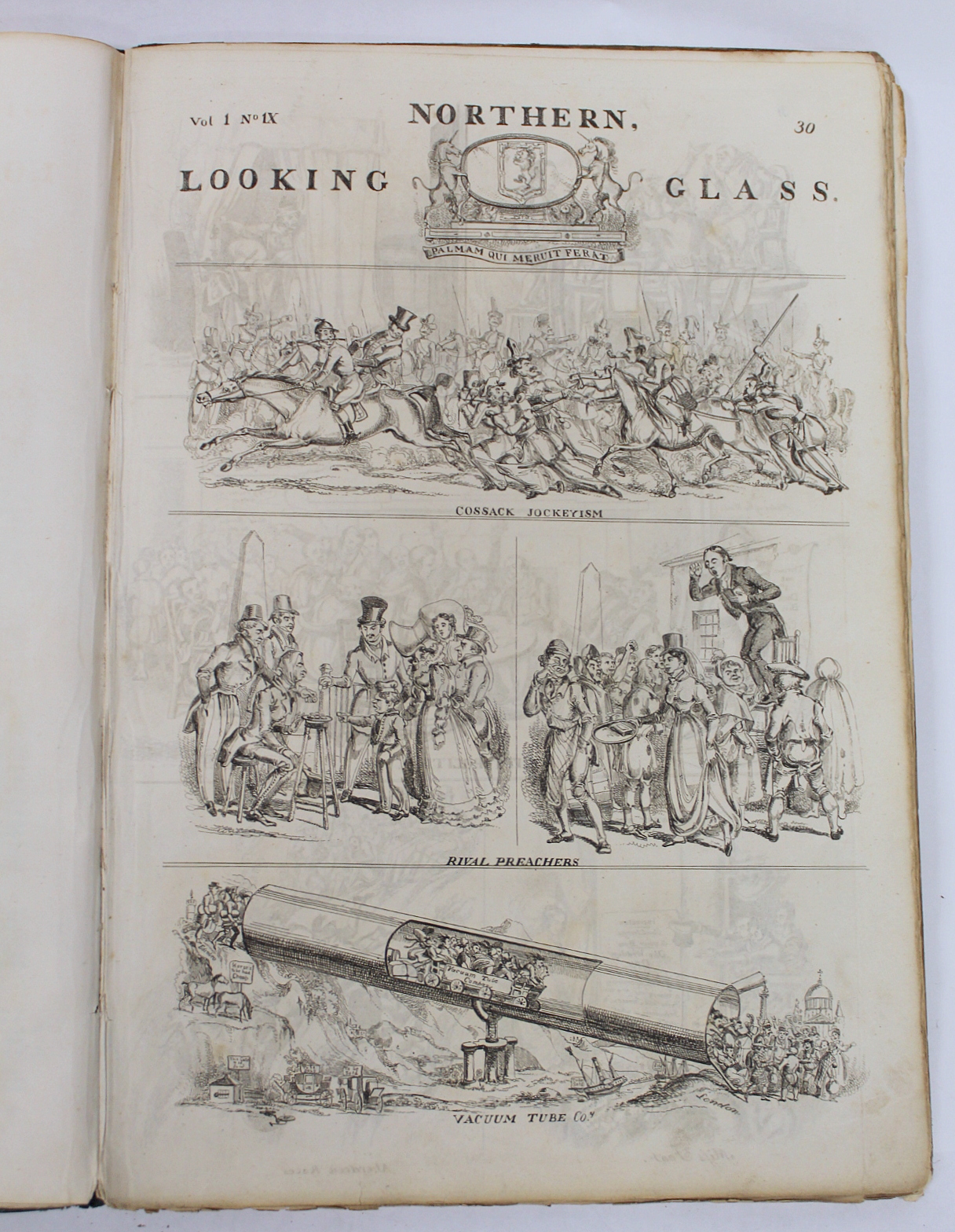 THE GLASGOW LOOKING GLASS LATER THE NORTHERN LOOKING GLASS.  Vol. 1, nos. 1 to 16. The earlier - Image 16 of 28