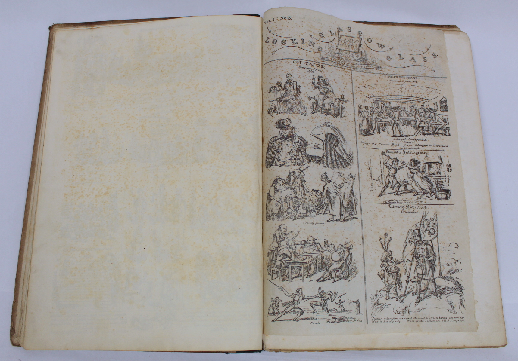 THE GLASGOW LOOKING GLASS LATER THE NORTHERN LOOKING GLASS.  Vol. 1, nos. 1 to 16. The earlier - Image 5 of 28