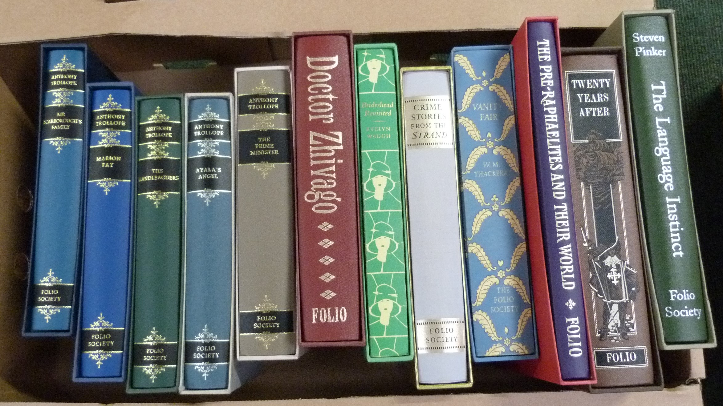 FOLIO SOCIETY.  12 various vols. in slip cases.