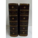 WILSON J. G. (Ed).  The Poets & Poetry of Scotland. 2 vols. Port. frontis & col. titles. Dark half