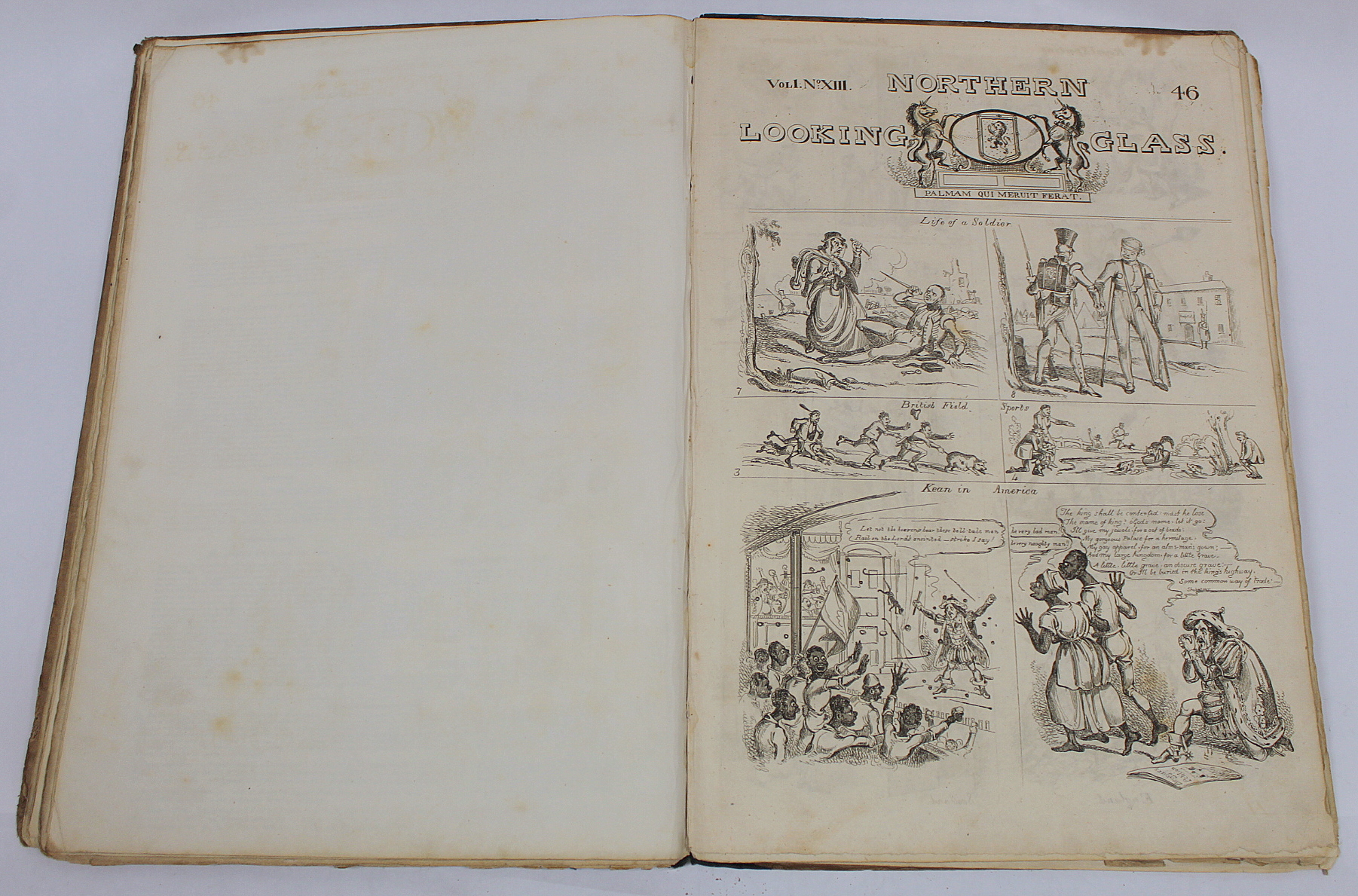 THE GLASGOW LOOKING GLASS LATER THE NORTHERN LOOKING GLASS.  Vol. 1, nos. 1 to 16. The earlier - Image 18 of 28