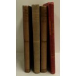 (TOMBS J. W.).  Metaphysical Analysis. Orig. red cloth. 1846; also 3 other vols.  (4).