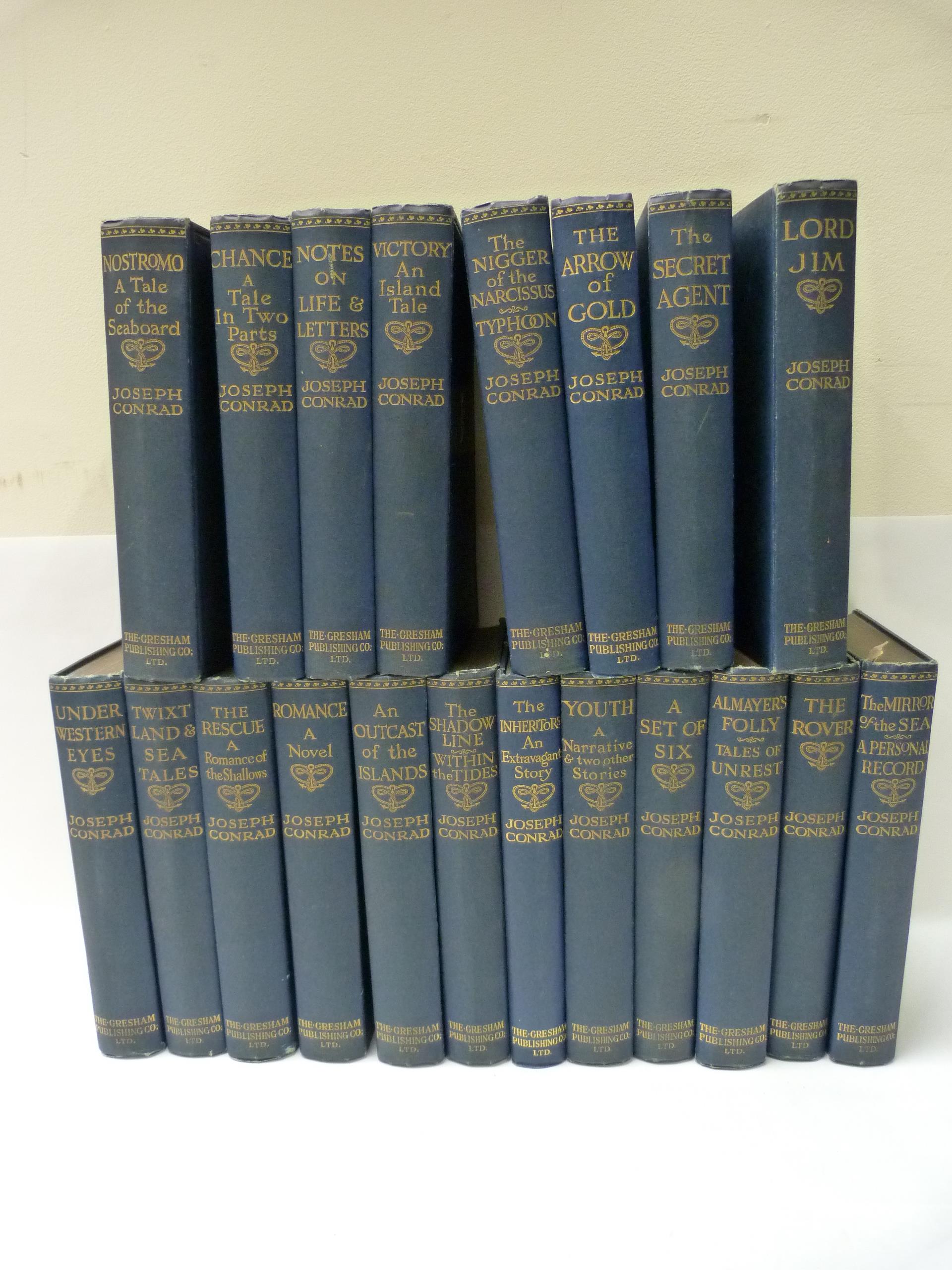 CONRAD JOSEPH.  The Medallion Edition of the Works ... in Twenty Volumes. 20 vols. Frontis. Orig.