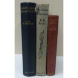 FORSTER E. M.  Abinger Harvest. Orig. blue cloth. 1st ed., first issue, 1936; also E. M. Forster,