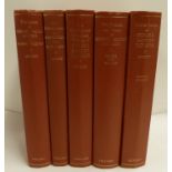 HOPKINS GERARD MANLEY.  Journals, papers, letters, correspondence, etc. 5 vols. Uniform brown cloth.