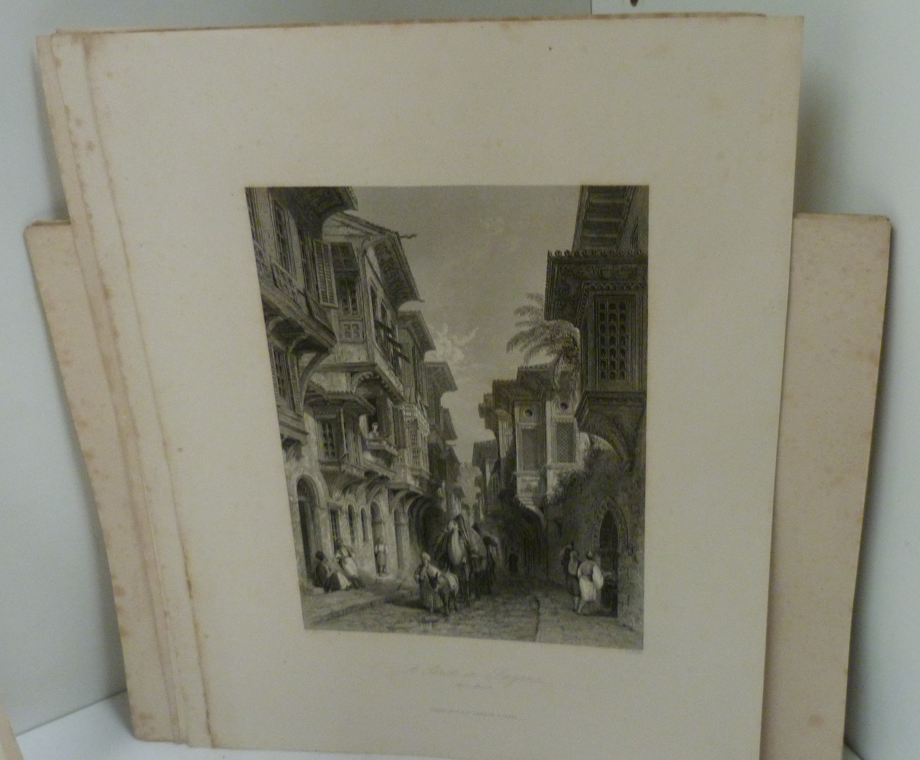 Prints & Ephemera.  Folder of various items, loose prints & engravings, advertising material, etc. - Image 3 of 8