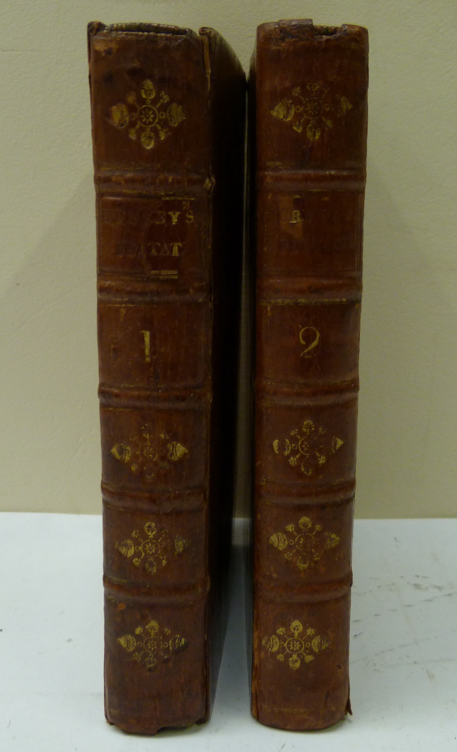 HERVEY JAMES.  Meditations & Contemplations. 2 vols. 2 eng. frontis. Calf. 1760.