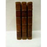 SCOTT SIR WALTER.  Kenilworth. 3 vols. 12mo. Qtr. calf. Half titles. First edition, Edinburgh, 1821.