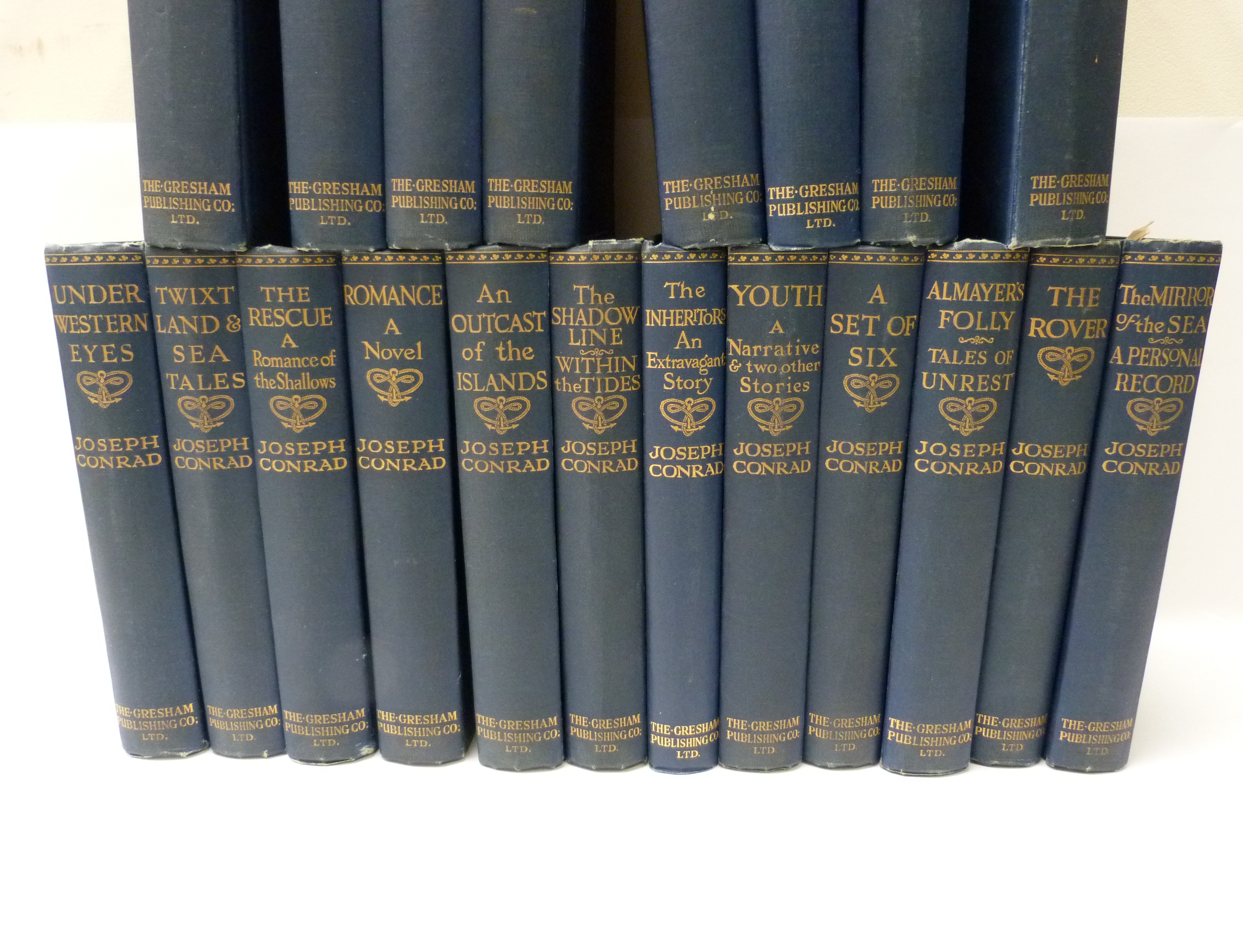 CONRAD JOSEPH.  The Medallion Edition of the Works ... in Twenty Volumes. 20 vols. Frontis. Orig. - Image 3 of 5