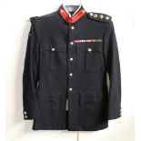 British Army dress uniform jacket with Parachute Regiment buttons by Gaunt of London, bullion wire