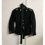 British Army dress uniform having Moss Bros of London label with staybrite buttons by Gaunt of