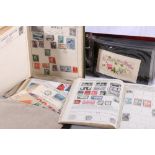 An album containing 45 French WWI embroidered silk postcards including Victoria Cross card, Allied