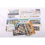 Royal Mail mint stamp presentation packs comprising approximately 200 unused 1st class stamps, FV £