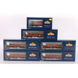 Bachmann Branchline OO gauge model railways coaches including 34-378 Thompson 2nd Corridor maroon,