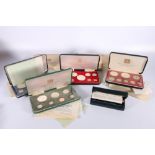 The Franklin Mint proof sets including COMMONWEALTH OF THE BAHAMA ISLANDS nine coin set 1971,