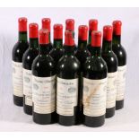 Twelve bottles of CHATEAU VILLEMAURINE 1957 St Emilion Grand Cru Classe, no abv stated 75cl, (12)