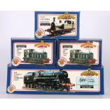 Bachmann Branchline OO gauge model railways including 31-104 tender locomotive 75069 BR green, 31-