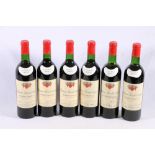 Six bottles of CHATEAU MONLOT CAPET 1964 St Emilion Grand Cru, proprietor Ichon, shipped by Sichel