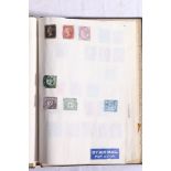 World stamp collection in three albums including Vic 1d penny black OB, etc.