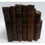 Classics.  8 mainly 18th cent. calf bound vols. (note that Ozell, Telemachus has some defects).