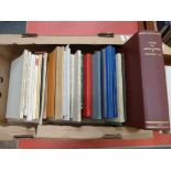 Index Volumes.  A carton of index vols. relating to the transactions & publications of learned