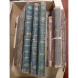 ILLUSTRATED LONDON NEWS.  Bound vols. 1,2 & 6. Many illus. but lacking prelim. plates from each vol.