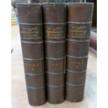 DE CAUMONT A.  Abecedaire ou Rudiment D'Archeologie. 3 vols. Many plates & illus. Half brown