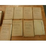 Berks, Bucks & Oxon Archeological Journal. A bundle of 15 various. Mixed cond., some poor. C.1913-