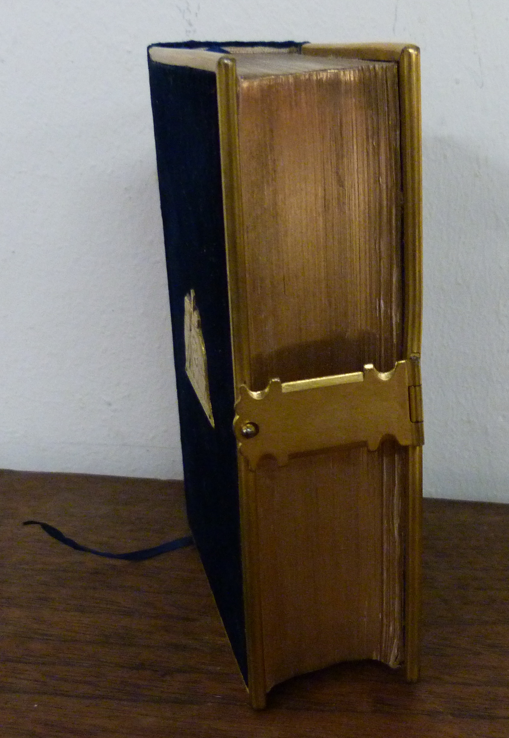 Book of Common Prayer.  16mo in fine gilt metal & blue velvet bdg. with clasp. A.e.g. Morocco - Image 2 of 5