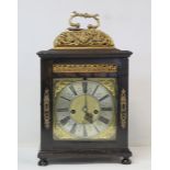 Late 17th century mantel or bracket clock by Henry Bradley in Exchange Alley (London), the