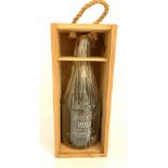 Bottle of Romariz 1963 Colheita port, 75cl, in wooden case.