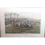 CHARLES HUNT after FRANCIS CALCRAFT TURNER, Set of four horse racing coloured engravings titled