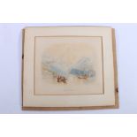 Manner of JOSEPH MALLORD WILLIAM TURNER RA (1775-1851), Lake of Como - Italy Unsigned watercolour