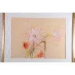 ANN ORAM RSW (Scottish b 1956) Floral study Signed watercolour, 70cm x 51cm