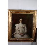 W A CUTHBERTSON (possibly William Alexander Cuthbertson)  Portrait of a young girl Signed and