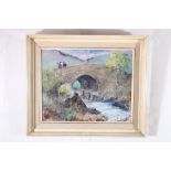 PETER L HUME, North Glen, Sannox, Arran, Signed and dated 1961 oil on canvas, 39cm x 49cm