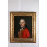 AFTER COSMO ALEXANDER (18th century copy)Gentleman in a red coat probably Bonnie Prince Charlie