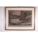 AFTER JOHN MACWHIRTER RA HRSA RI RE (British, 1839-1911), Glen Affaric (Affric), Photo engraving,