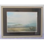 JOHN ALLISON.Criffel from the Solway.Watercolour.34.5cm x 52cm.Signed.