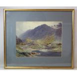 ATTRIBUTED TO EDWARD HORACE THOMPSON.Grange Bridge, Borrowdale.Watercolour.17.5cm x 22.5cm.Unsigned.