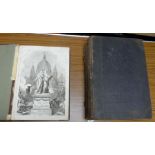 Illustrated London News.  4 bound folio vols., well worn cond. but many illus. 1856-1857.