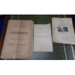 Lockerbie.  The Estate of Lockerbie in the Parish of Dryfesdale. 6 various copies of the sales