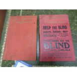 KELLY & CO.  Directories of Cumberland for 1925 & 1934. Fldg. maps & adverts. Orig. red cloth,