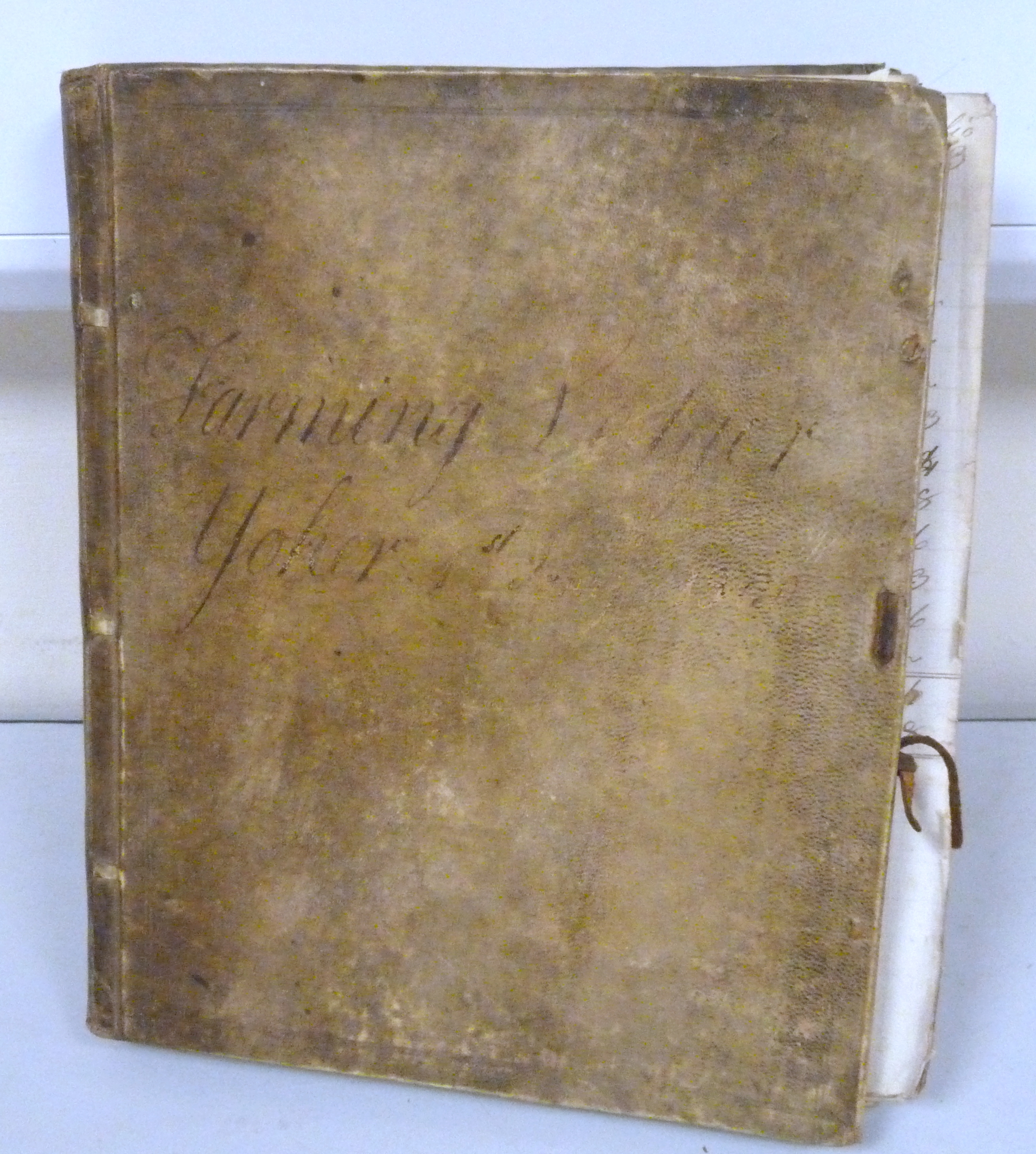 HARVEY JOHN, of Garthamlock (1787-c1850). Manuscript farming & estate account book. 120 plus pp,