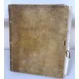 HARVEY JOHN, of Garthamlock (1787-c1850). Manuscript farming & estate account book. 120 plus pp,