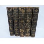 FORSYTH R.  The Beauties Of Scotland. 5 vols. Fldg. eng. col. map & many eng. plates. Well rubbed